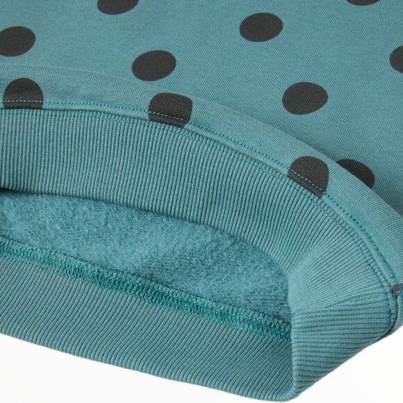 ZARA Kids | Green | SWEATSHIRT AND LEGGINGS POLKA DOT SET - Picture 4 of 6